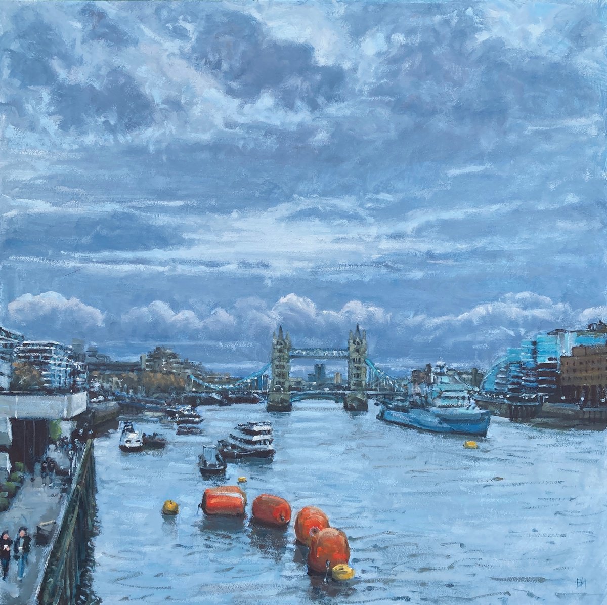 Towards Tower Bridge II by Ben Hughes