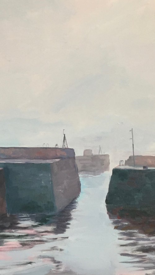 'St Monans Harbour, Fife' by Stephen Howard Harrison