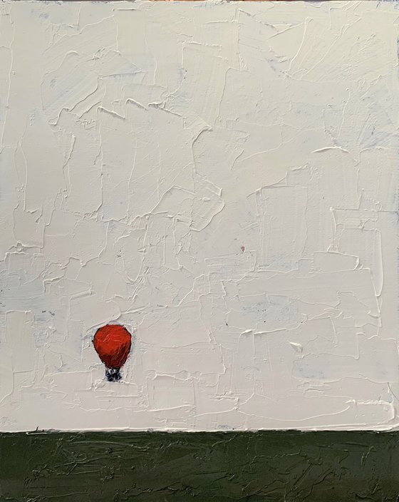 Red air balloon.