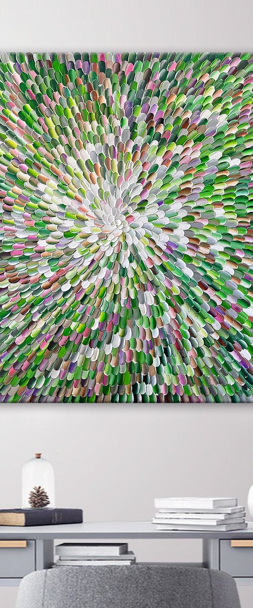 ‘Photosynthesis XXIII' - 40x40" by Tatiana Georgieva