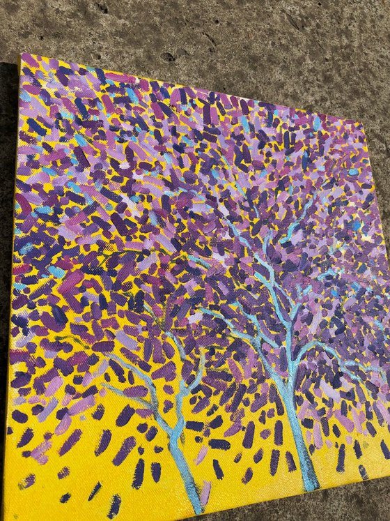 Violet tree