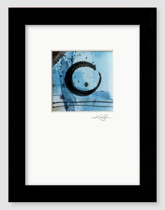 Enso Of Zen Collection 7 - 3 Abstract Zen Circle paintings by Kathy Morton Stanion