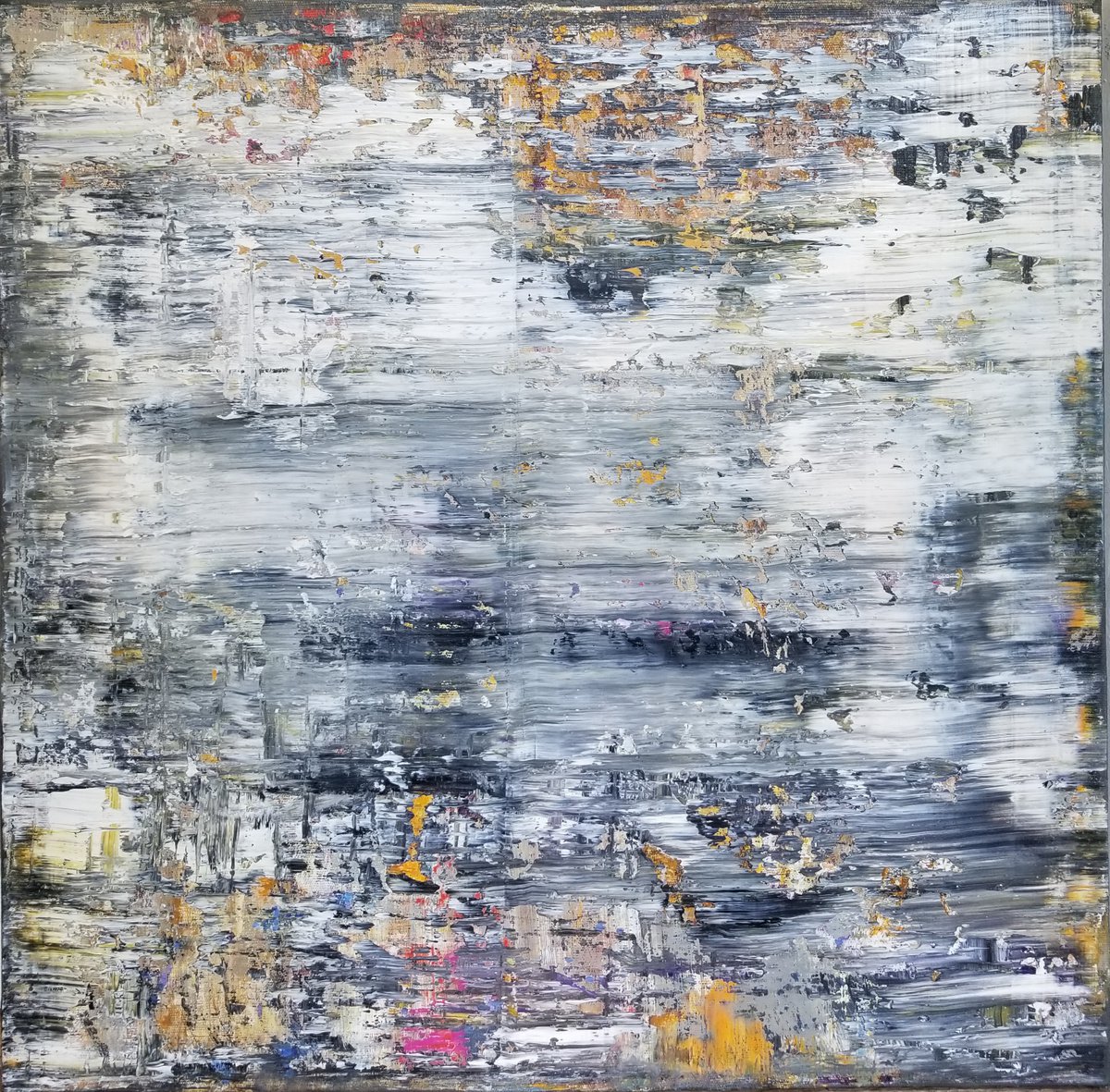 Particles Xvi By Florina Breazu, 19 X 19, Artwork For Sale On Artfinder