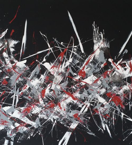 Abstract Modern minimalism ACRYLIC Painting on CANVAS by M.Y. by Max Yaskin