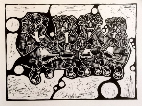'Elephants on Parade' by Mark Murphy
