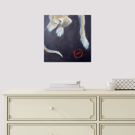 Ears, paws and tail. (Ears)