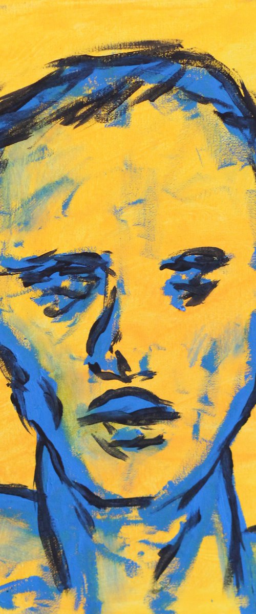 Blue portrait 3 by Mark Barrable