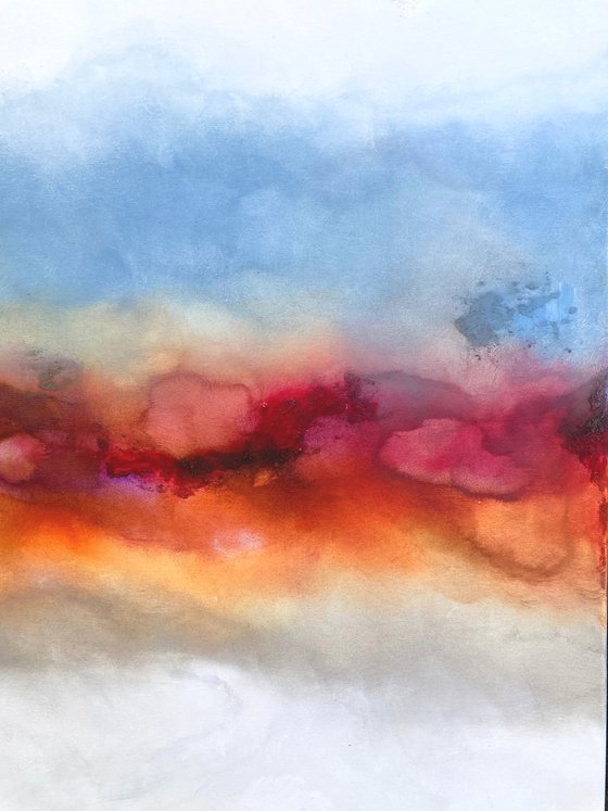 abstract daybreak (120 x 70 cm) Dee Brown