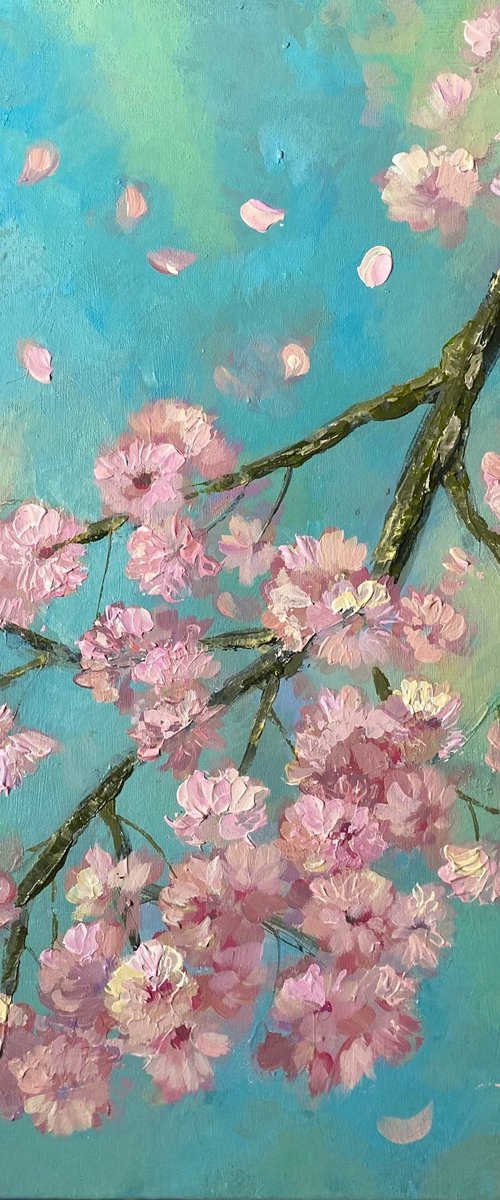 Blossom in the Wind no3 by Colette Baumback