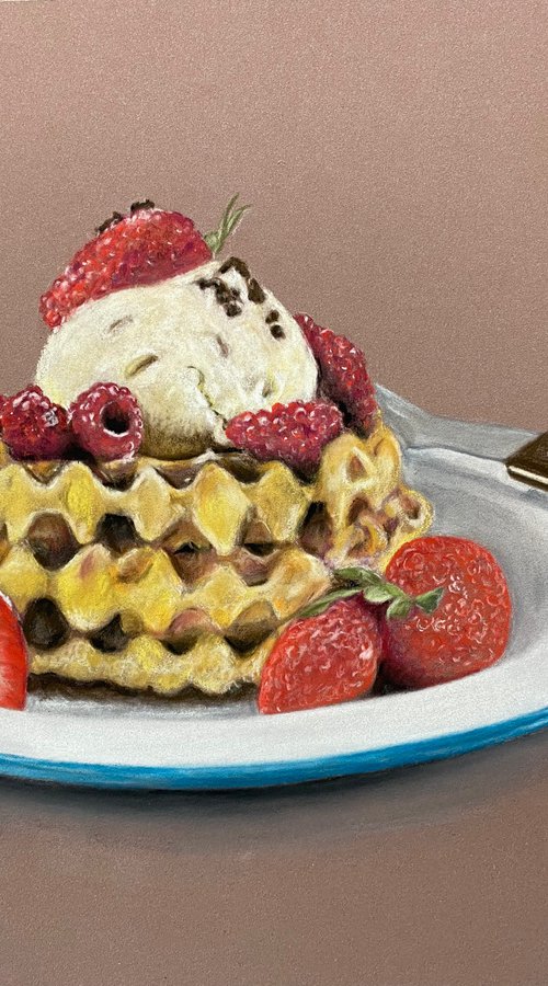 Ice cream waffles by Maxine Taylor
