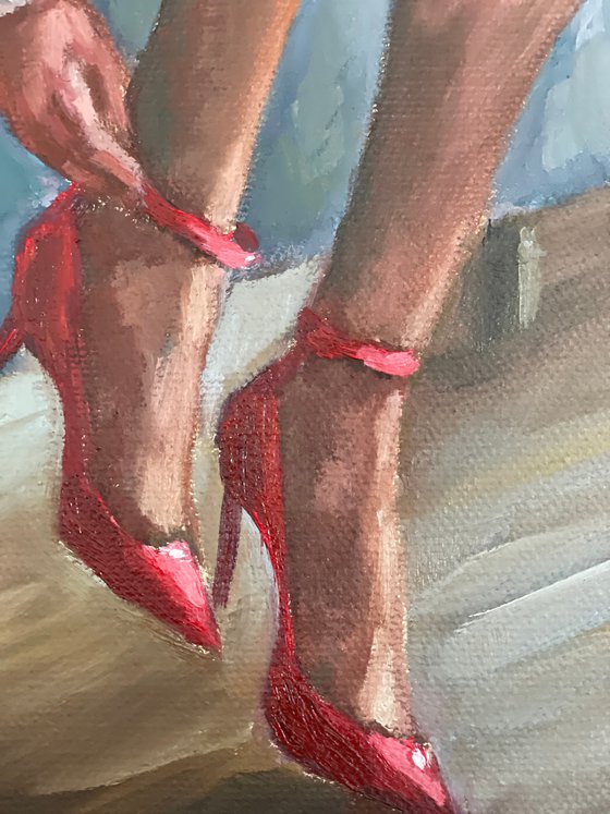 Red shoes