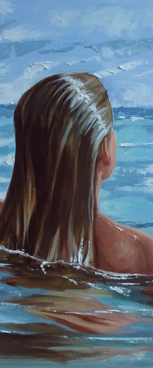 " BLUE MEMORIES " by Monika Luniak