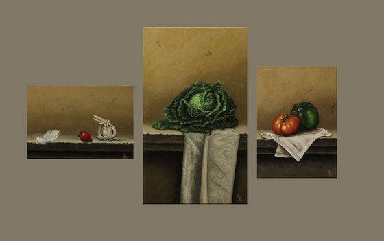 Still Life. A Triptych