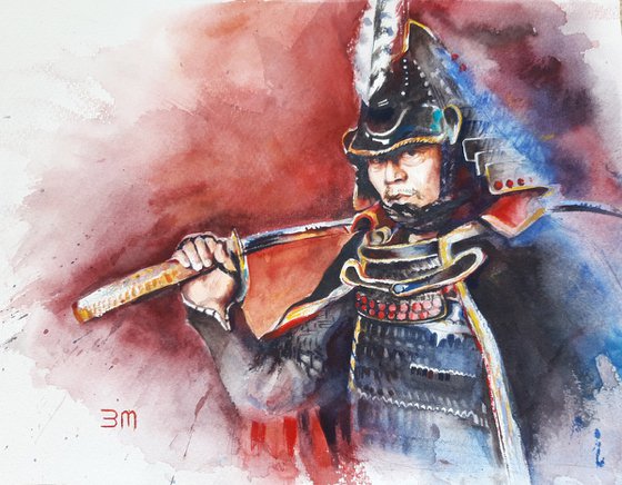 Japanese Samurai, Samurai in Black, Warrior, Japan, Japanese History