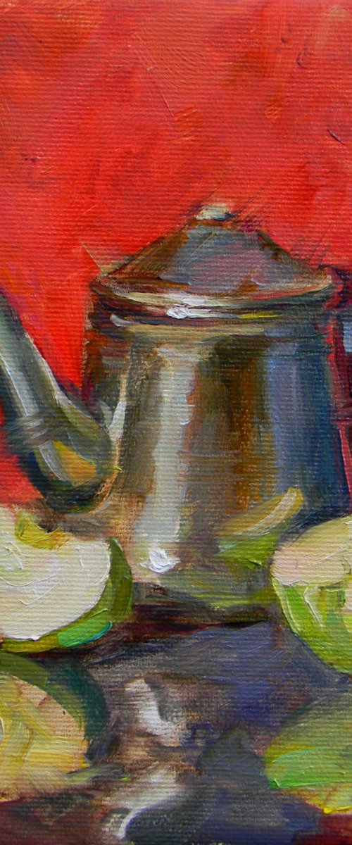 Old kettle 1 by Liudmyla Chemodanova
