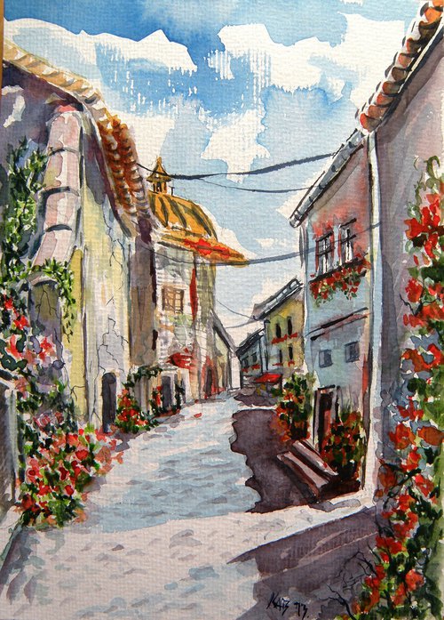 Mediterrain street by Kovács Anna Brigitta