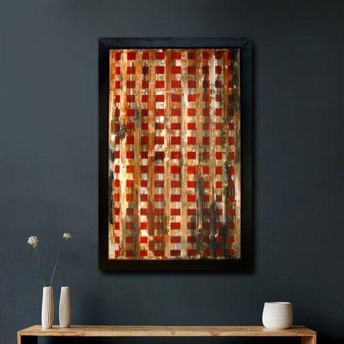 Abstract Painting - Drag Squares Two by Matthew Withey