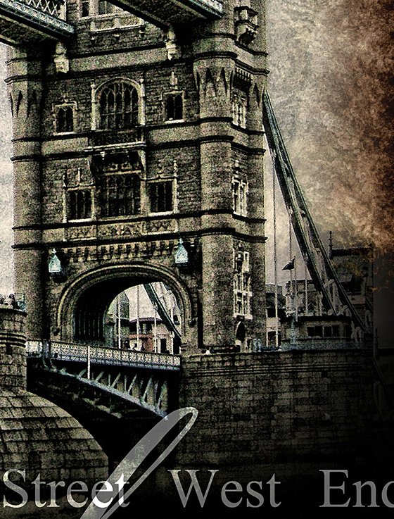 Tower Bridge/XL large original artwork