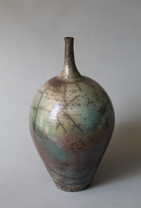 Raku Narrow Bottleneck.