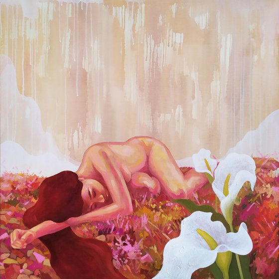 Dreeming. Naked Woman
