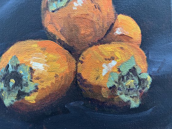 Orange Glow on Dark