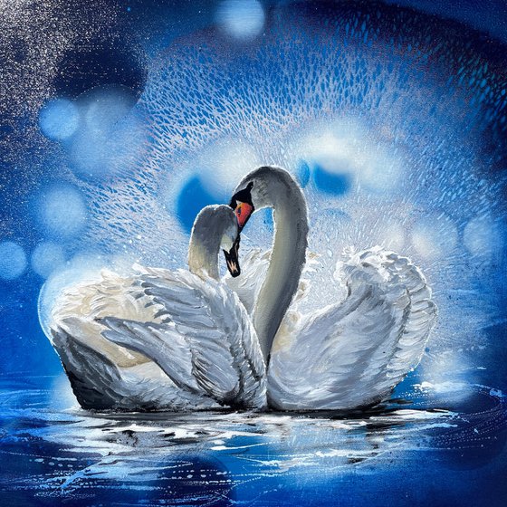 Bird #11 ( 2 swans)