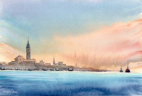 Venice from water_01 by Rajan Dey