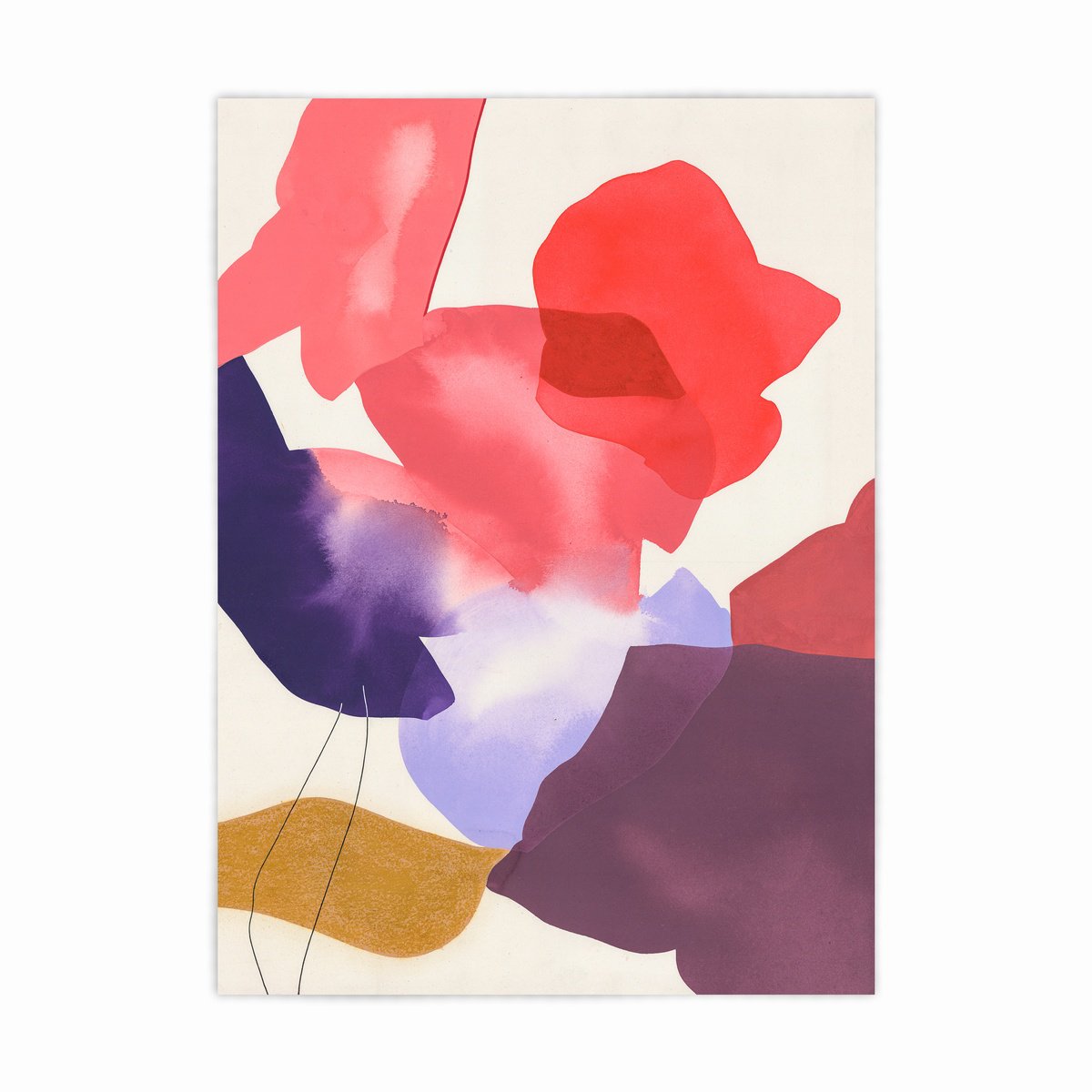 Abstract Painting By Smit Khond, 22 X 30", The Next Move Is Yours, Original Artwork