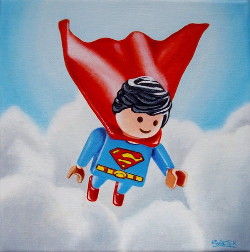 My Playmobil thinks it's Superman !! ^^ by Jean-Pierre Walter