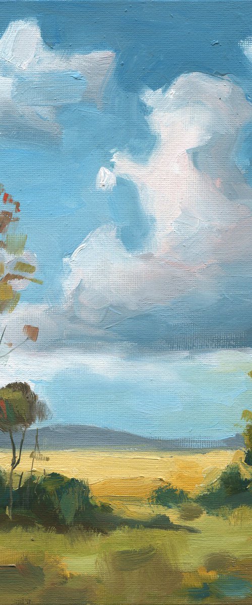 Clouds Over the Golden Fields by Alexeï Yakurin