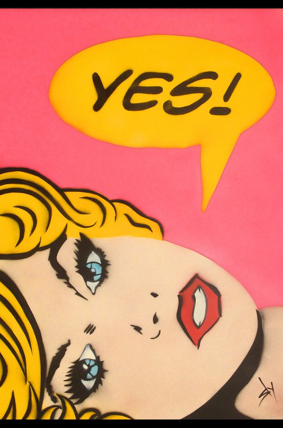 "YES!" (Horrid pink) (p)