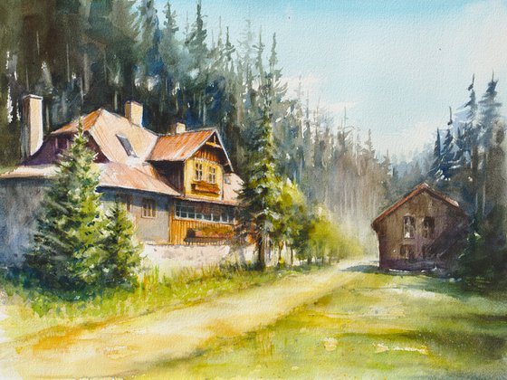 A house by the forest