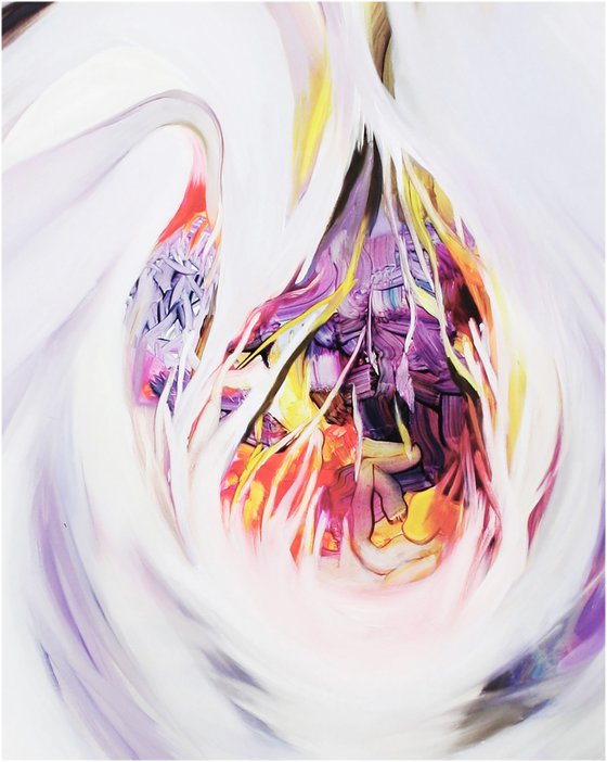 Opera al bianco 3 - Large white painting