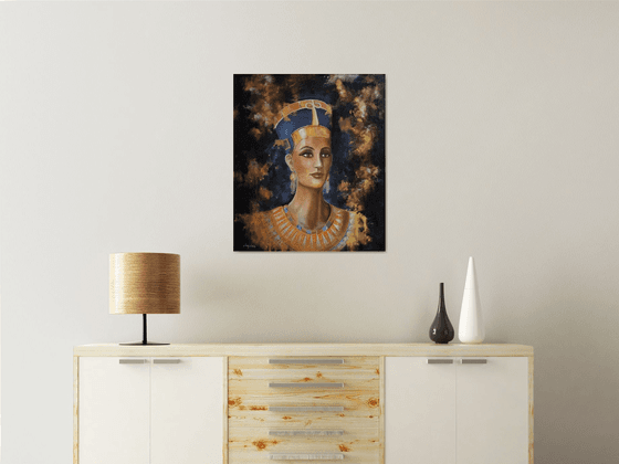 Nefertiti - portrait - original painting