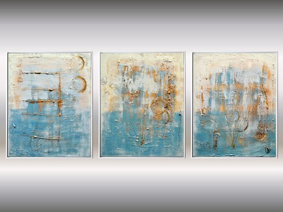 Silent Moments - Abstract Art - Acrylic Painting - Canvas Art - Framed Painting - Abstract Painting - Ready to Hang