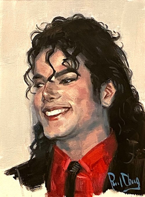 Michael Jackson Portrait by Paul Cheng