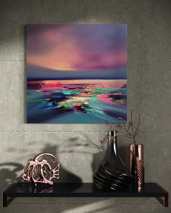 Glowing horizon