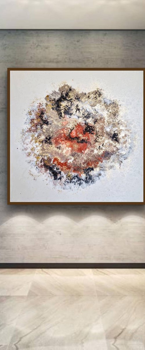 La mirage  (100x100cm) by Eleni Denart