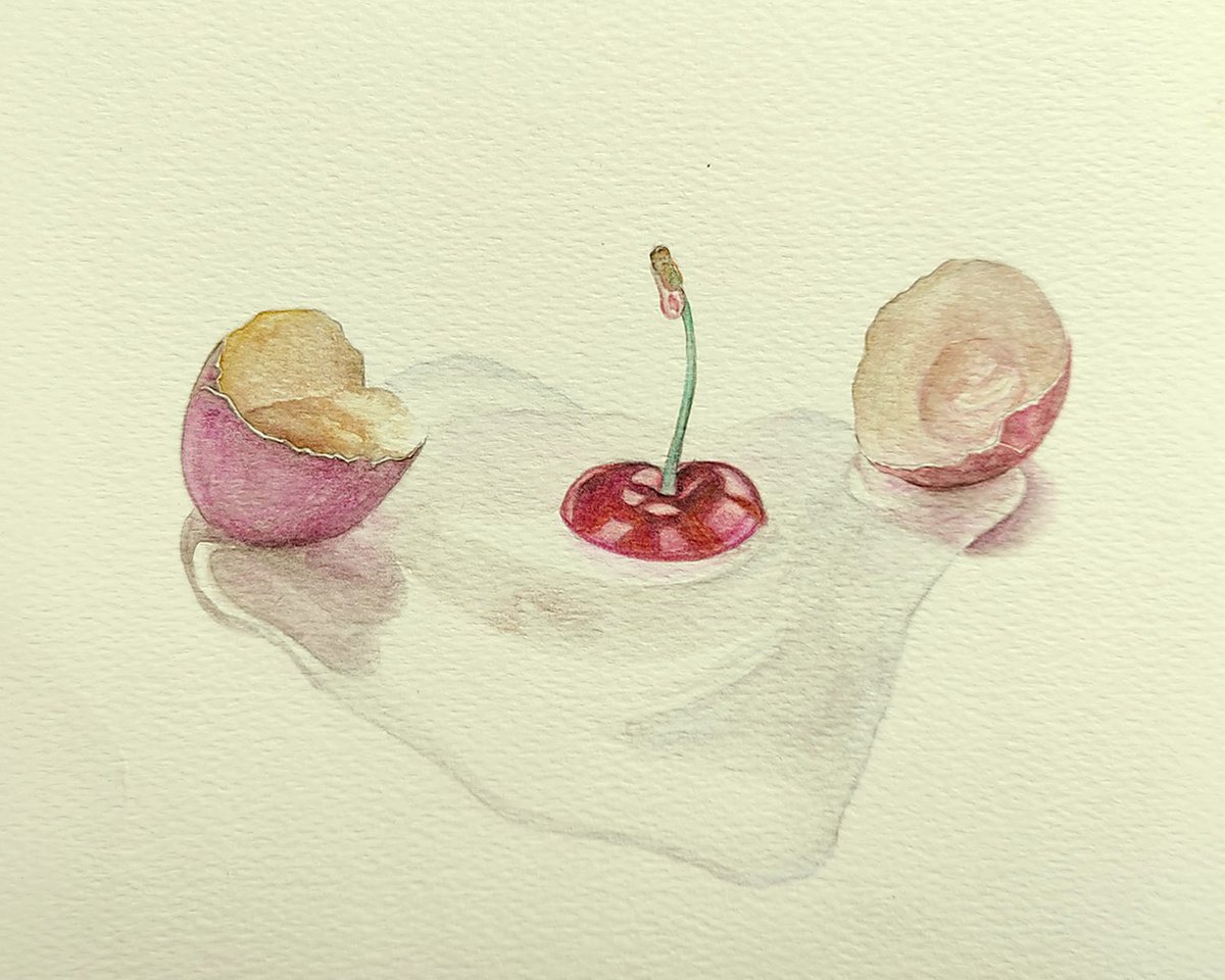 Cherry-egg by Andromachi Giannopoulou