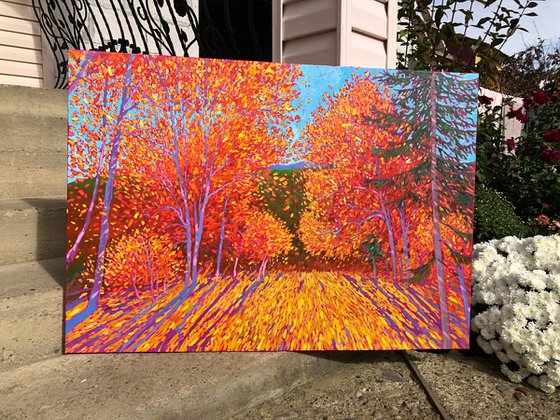 Fall in mountains