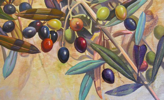 Olives, Oil Painting