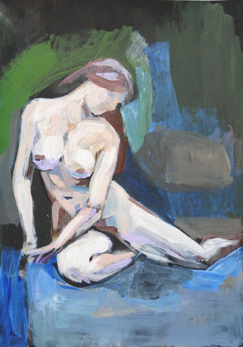 Nude 8 / 41.8 x 29.5 cm by Alexandra Djokic