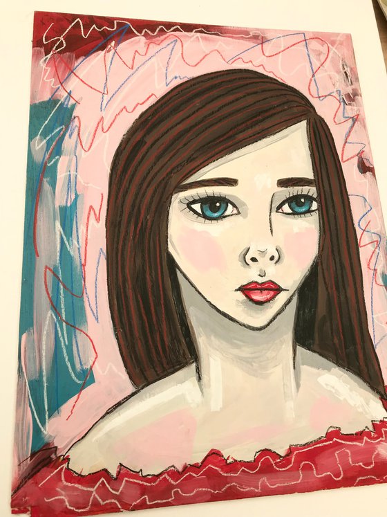 Portrait in Pink
