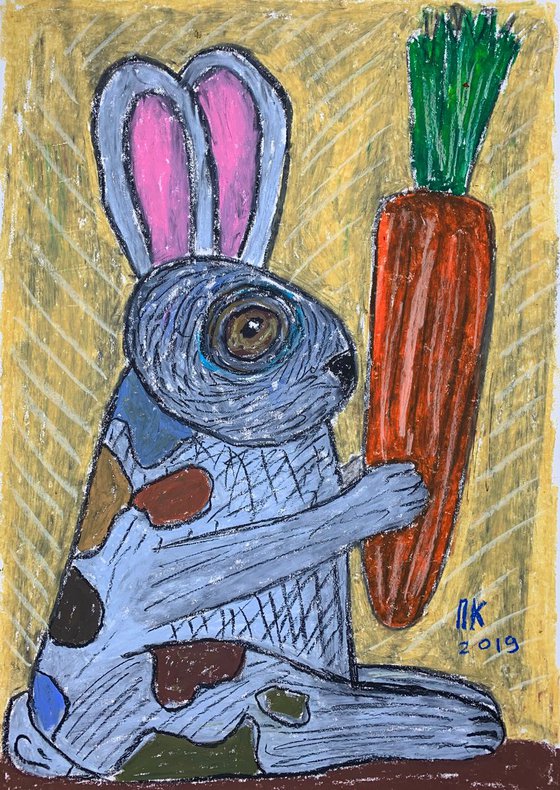 Hare and carrot