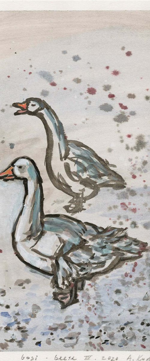 Geese IV by Alenka Koderman