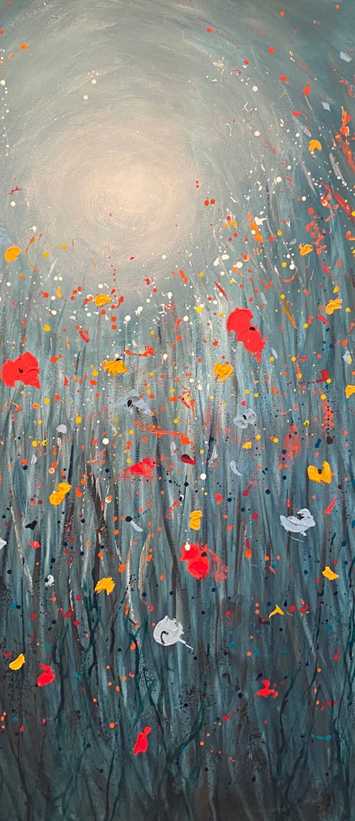 Night Poppies by Clare Hoath