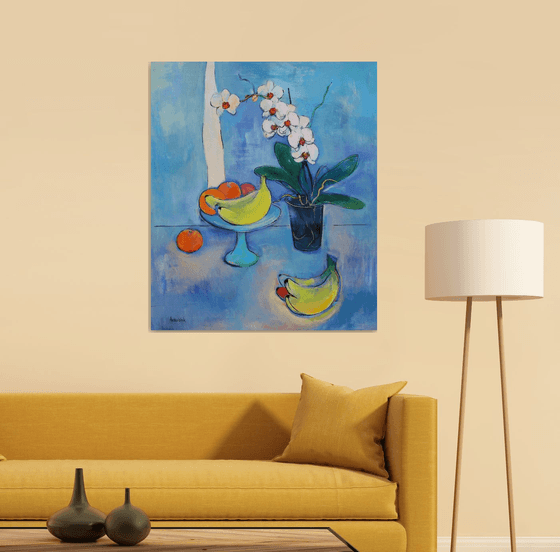 Orchid and Fruits
