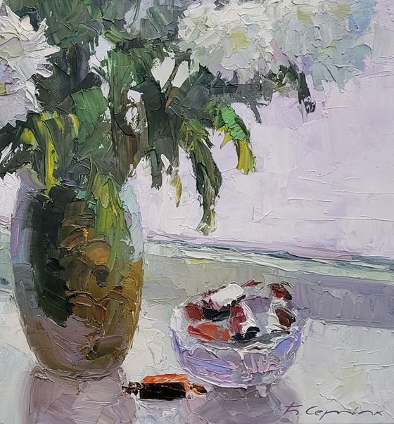 Flowers on the window