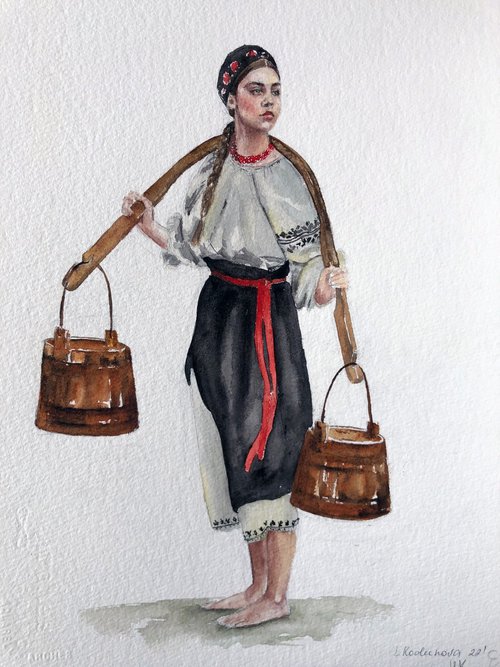 Ukrainian woman by Liliia Kodunova