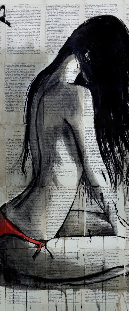 RED BIKINI by Loui Jover